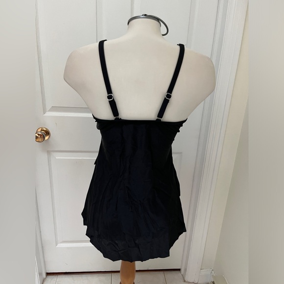 Tankini top, black size X-Large - Picture 3 of 5